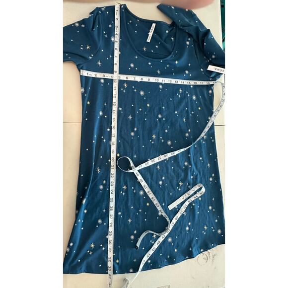 SOMA‎ Embraceable Sleepshirt Into the Night Blue Womans Medium NWT - Picture 9 of 9